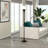 Aleister Torchiere Floor Lamp with Glass Shade-1179300415