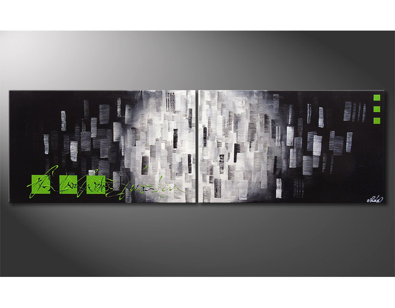 2 Piece Panoramic Painting on Canvas