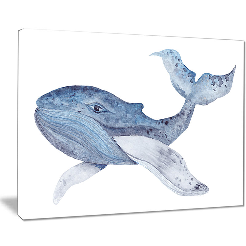 « large baleine de baleine », impression sur toile, H 20 po x l 20 po x P 1 po