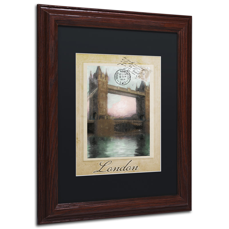 Jadaya «European Holiday III», impression encadrée, H 14 po x l 11 po x P 0,5 po, Noir