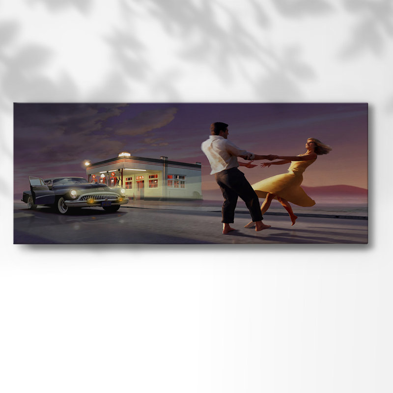 «Night Dance» sur toile, H 8 po x l 20 po x P 1,5 po