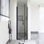 Porte de douche pivotante l 24 po x H 72 po