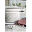 La Cocotte 4 L Cast Iron Round Twister Cocotte, White Truffle