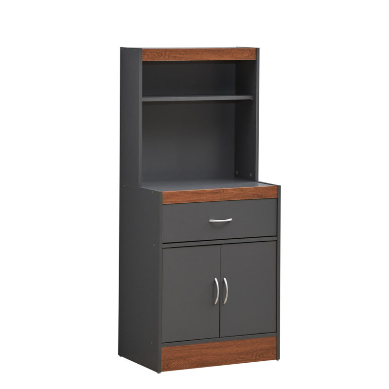 Dining Cabinet, Gray/Oak