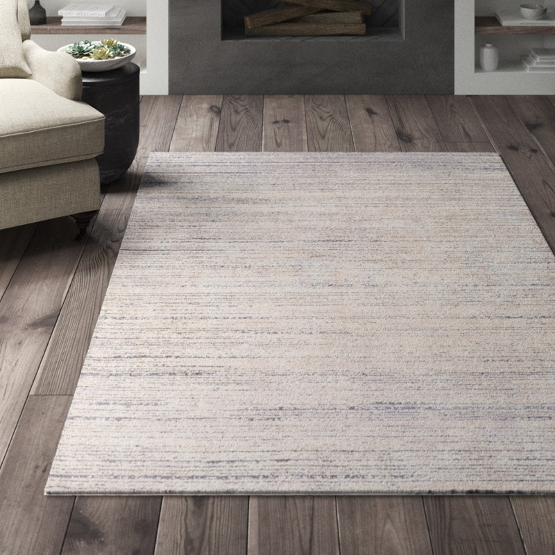 Bridgeton Gray Sleek Area Rug, Rectangle 5'3" x 7'7"