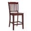 Tabouret de bar et de comptoir en bois massif Fortville-1687868843-1739669005