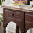 Solid wood living room dining room sideboard.