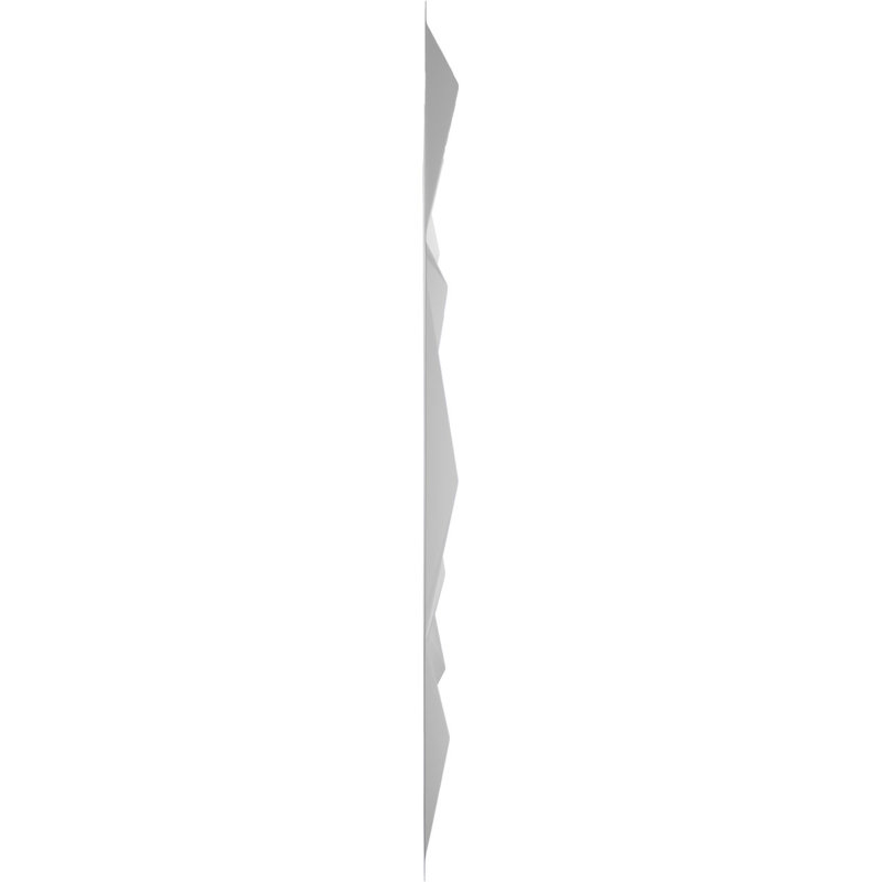 White Textured 3D PVC Wall Panels, 19.63" x 19.63", 10-Pack