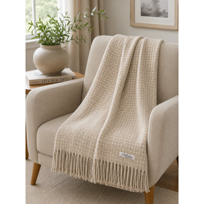 Small Check Pattern Throw
