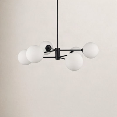 Glint 6 - Light Dimmable Sphere Chandelier
