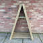 Triangular 3 Ft. x 1 Ft. Wood Log Store