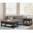Holliman 3-piece Solid Wood Coffee And End Table Set