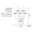 Joleon Steel Candle Wall Light