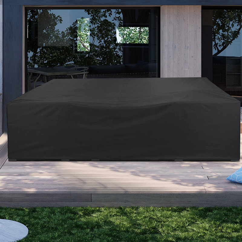 Patio Furniture Cover, All-weather Resistant Cover, Black, 32" H x 98" W x 78" D