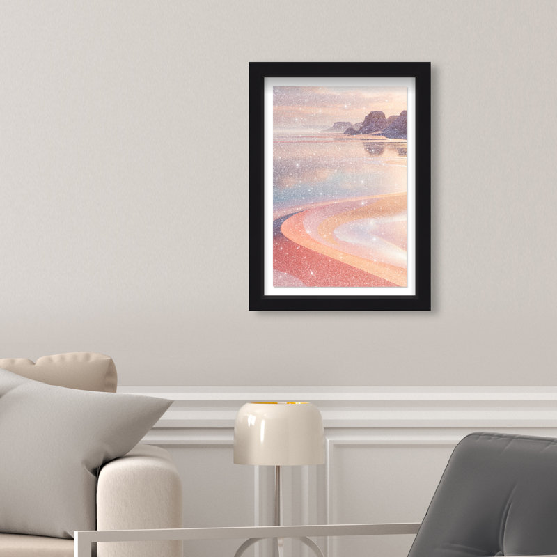 Coastal Dream Framed Graphic Art, 37.5"H x 25.5"W, Black Shadowbox