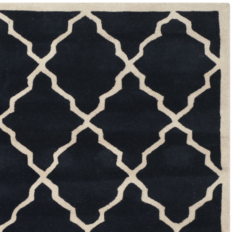 Chatham Hand Tufted Wool Geometric Rug, Square 7'