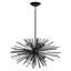 Palisades Ave. Metal And Crystal Chandelier