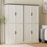 Armoire de rangement l 31,5 po Hava avec tablettes réglables, armoires de cuisine en bois avec portes, casier d'organisation pour armoire / chambre à coucher / salle à manger / salon / salle de bain / bureau / garage