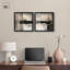 Beneath the Surface Duo Shadowbox Print Neutral Wall Decor Set by Art Remedy, Black Frame, 12 x 12-1895130724-1895130746