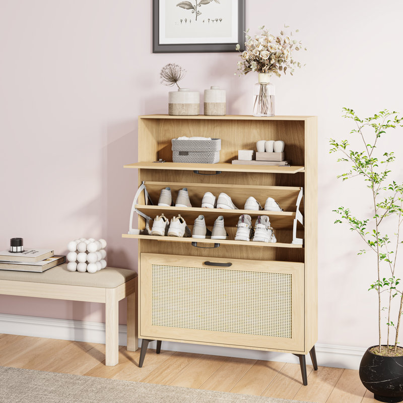 12 Pair Shoe Storage Cabinet