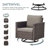 Ingvald 9 Person Outdoor Patio Wicker Family Conversation Set Group With Swivel Chairs And Storage-1373353389