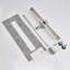 Linear Shower Mallon Stainless Steel Slim Wetroom Channel Mallon 360° Rotating