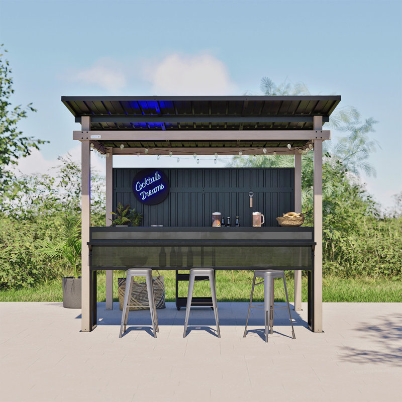 Pavillon de jardin 8,5 pi x 8,5 pi Soilo