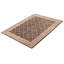 Tapis oriental brun foncé en laine touffeté à la main Anajee