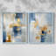 Série ABSTRACT Dxxxv - reproduction encadrée de qualité supérieure - prête à être accrochée - aucun clou requis - aucun clou requis-1165550829-1165550825