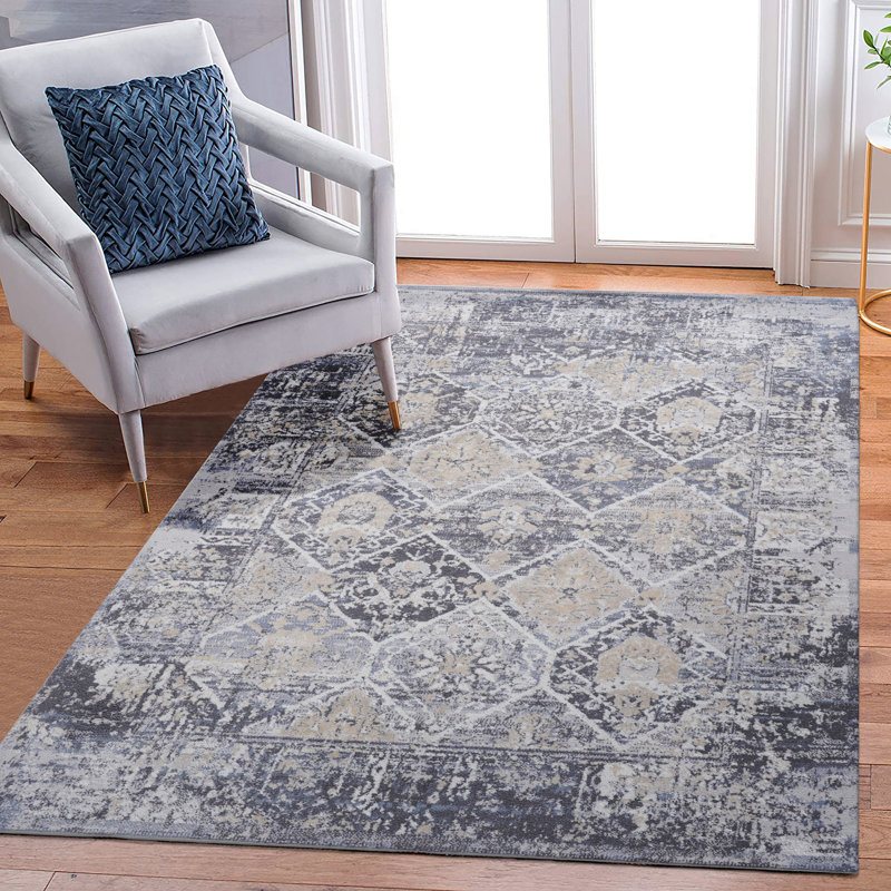 5X7 Traditional Area Rug, Rectangle 5'3" x 7'6"