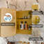 Armoire à pharmacie encastrée en métal avec miroir et miroir mural à tablettes réglables avec rangement pour salle de bain-439985036