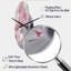 Dallyce - Curved Shape Decorative Pink Abstract Marble Wall Clock-533380527