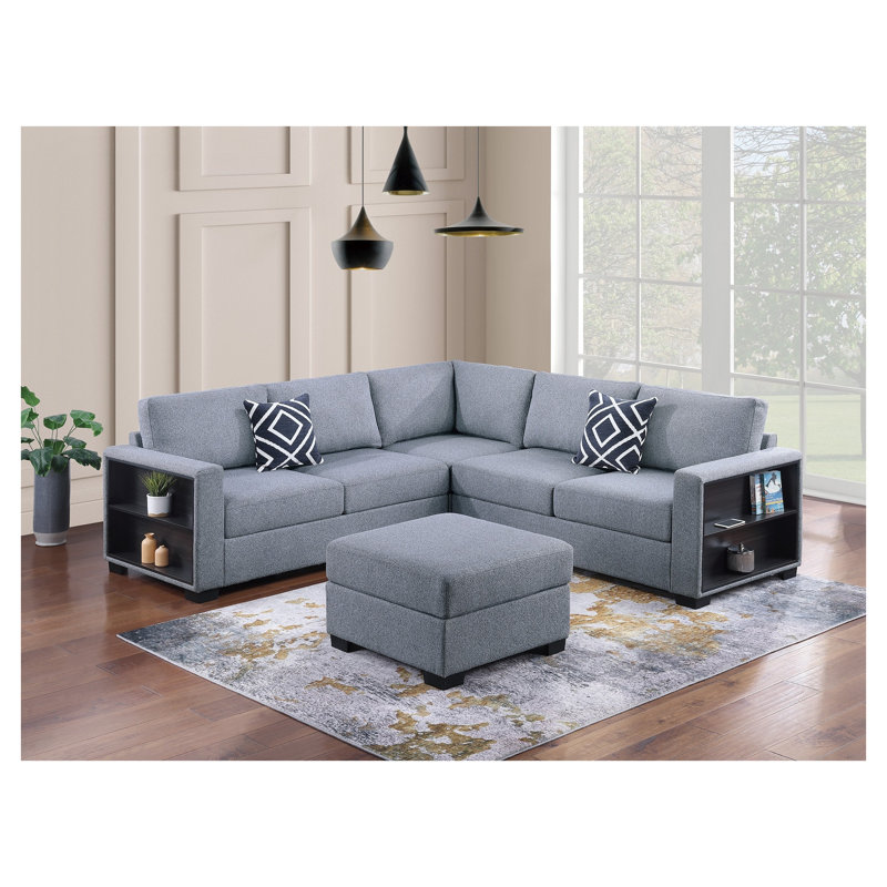 Ensemble de canapé modulaire 4 pièces Contemporary