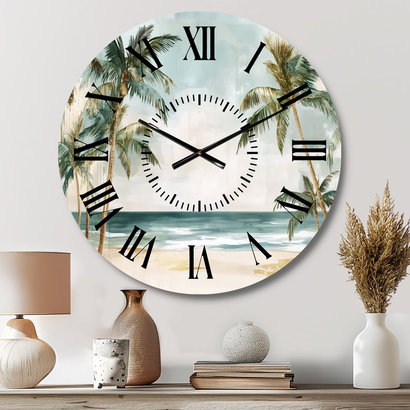 Horloge murale Palms, Médium