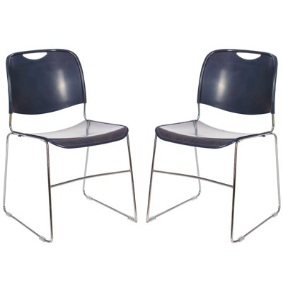 Chaise empilable Naomi Premium, paquet de 2