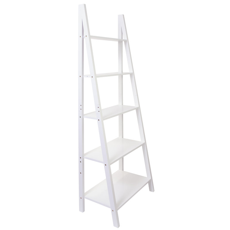Bibliothèque échelle H 70,875 "x l 25,25", Blanc mat