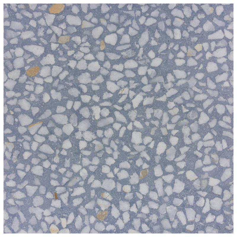 Farnese Amalfi 12" x 12" Porcelain Field Tile Wall & Floor Tile, Azul