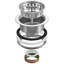 Design House 544304 Évier de cuisine anti-colmatage S304 Crépine en acier inoxydable avec poignée en T et panier de récupération des déchets alimentaires