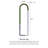 Nordic Minimalist Felt-Edge Wall-Mounted Full-Body Mirror With High Definition Clarity-117659182