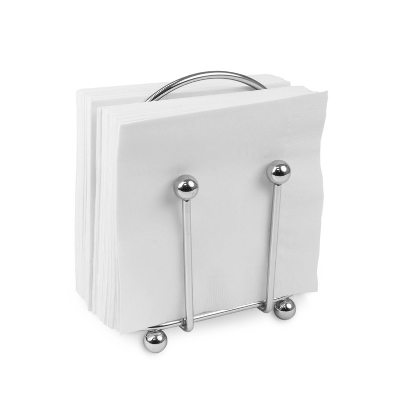 PantryWorks Stainless Steel Napkin Holder, Chrome