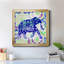 «Painted Elephant I», reproduction d'art graphique sur toile encadrée-608763009-608763008