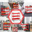 78cm H x 71cm W Utility Cart with Wheels