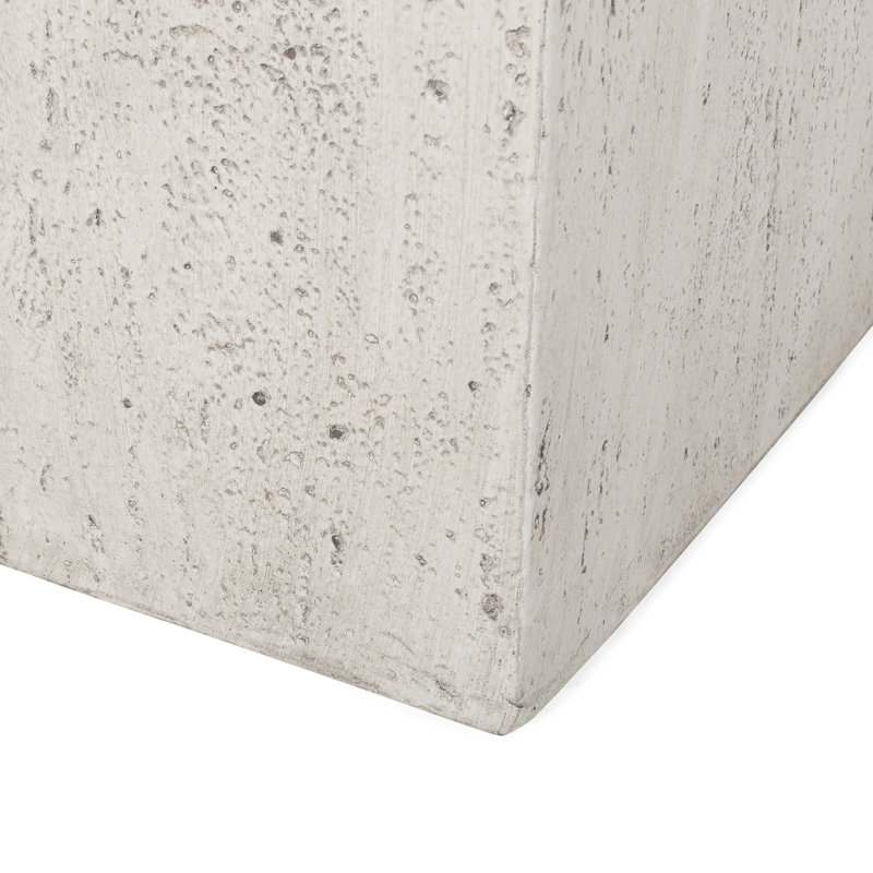 22.03"X22.03"X18.34" Magnesium Oxide Front Walkway Planter - Lightweight Concrete Transform Your Entryway 21.5"X21.5"X18.34" Garden Instantly Beautify Space