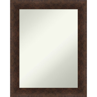 Jineen Solid Wood Rectangle Wall Mirror