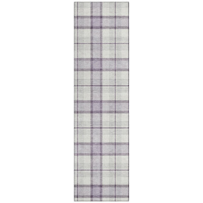 Zinara Purple Washable Indoor-Outdoor Rug - 