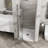 Goodyo 34"X 72" Bifold Frameless Glass Shower Door 1/4 Inch Tempered Clear Glass Pivot Swing Shower Panel, Foldable-126145678