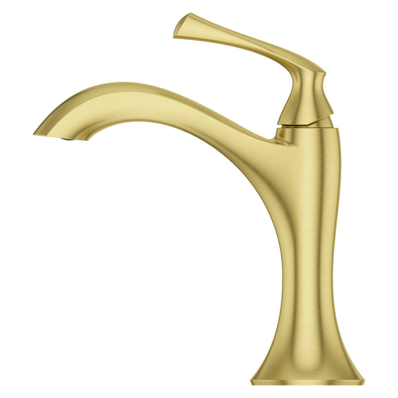 Rhen Single Control 4 in Centerset Lavatory Faucet , Brushed Gold