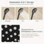 Shower System Without Faucet, Adjustable Stainless Steel Shower Column with 25cm Round Rain Shower Head, Handheld Shower & Storage Shelf, Easy‑Fit Shower Kit for Modern Bathroom,  Black Finish
