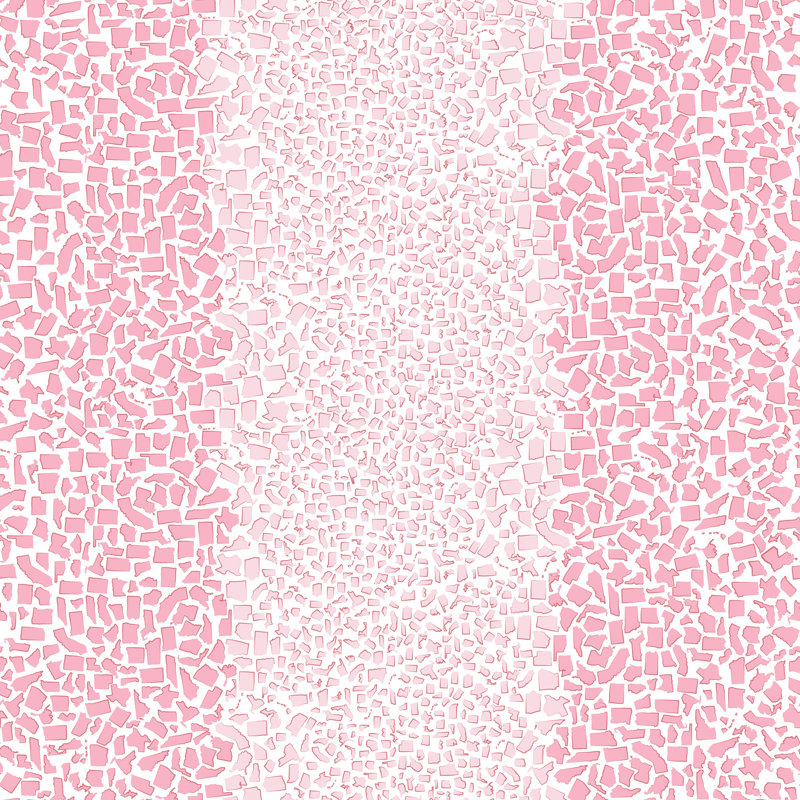 Rouleau de papier peint autocollant L 10 pi x l 24 po Fifty States Shagreen, Rosé, Paper, Non encollé