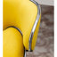 2 sièges pivotants réglables revêtus de velours de couleur jaune - Base en métal avec fonction et repose-pieds Hauteur de l'assise relevable en mousse de qualité et revêtement moelleux 2 tabourets de bar avec coussins rotatifs à 360 °-987095109
